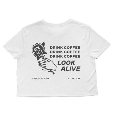 Look Alive Coffee Crop Tee _ Back 