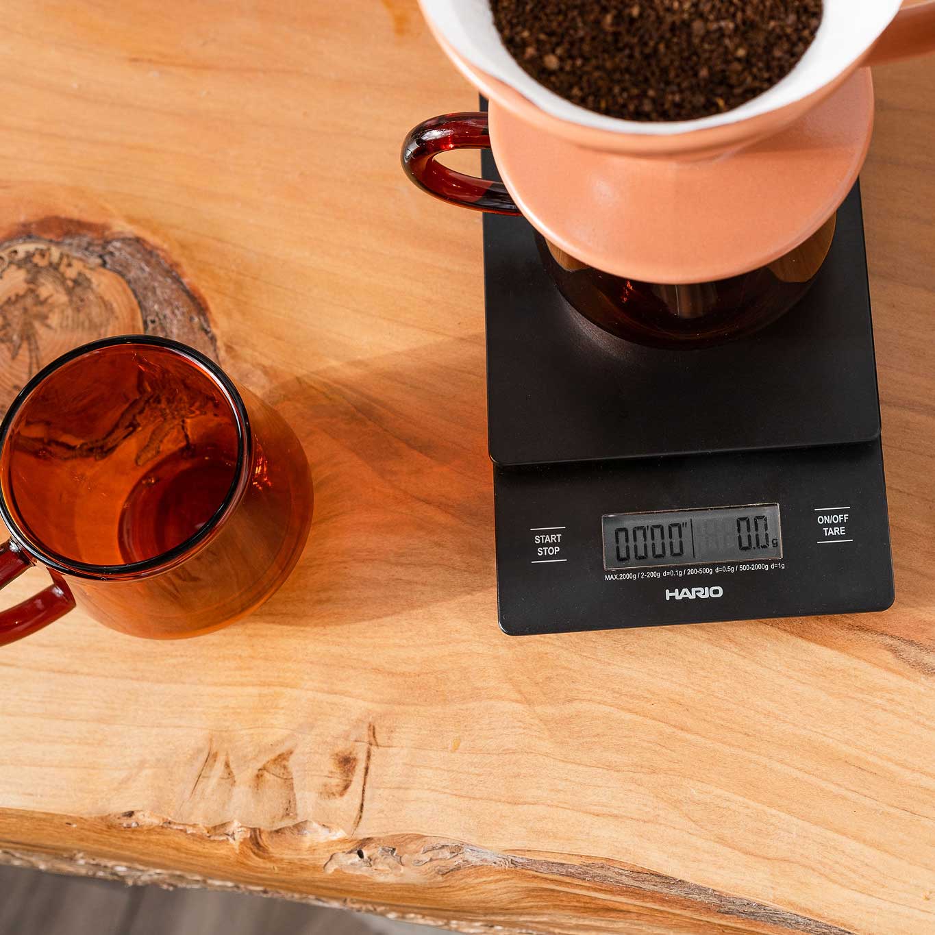 Hario V60 Drip Scale and Timer - Black - LookAliveCoffee - Wares