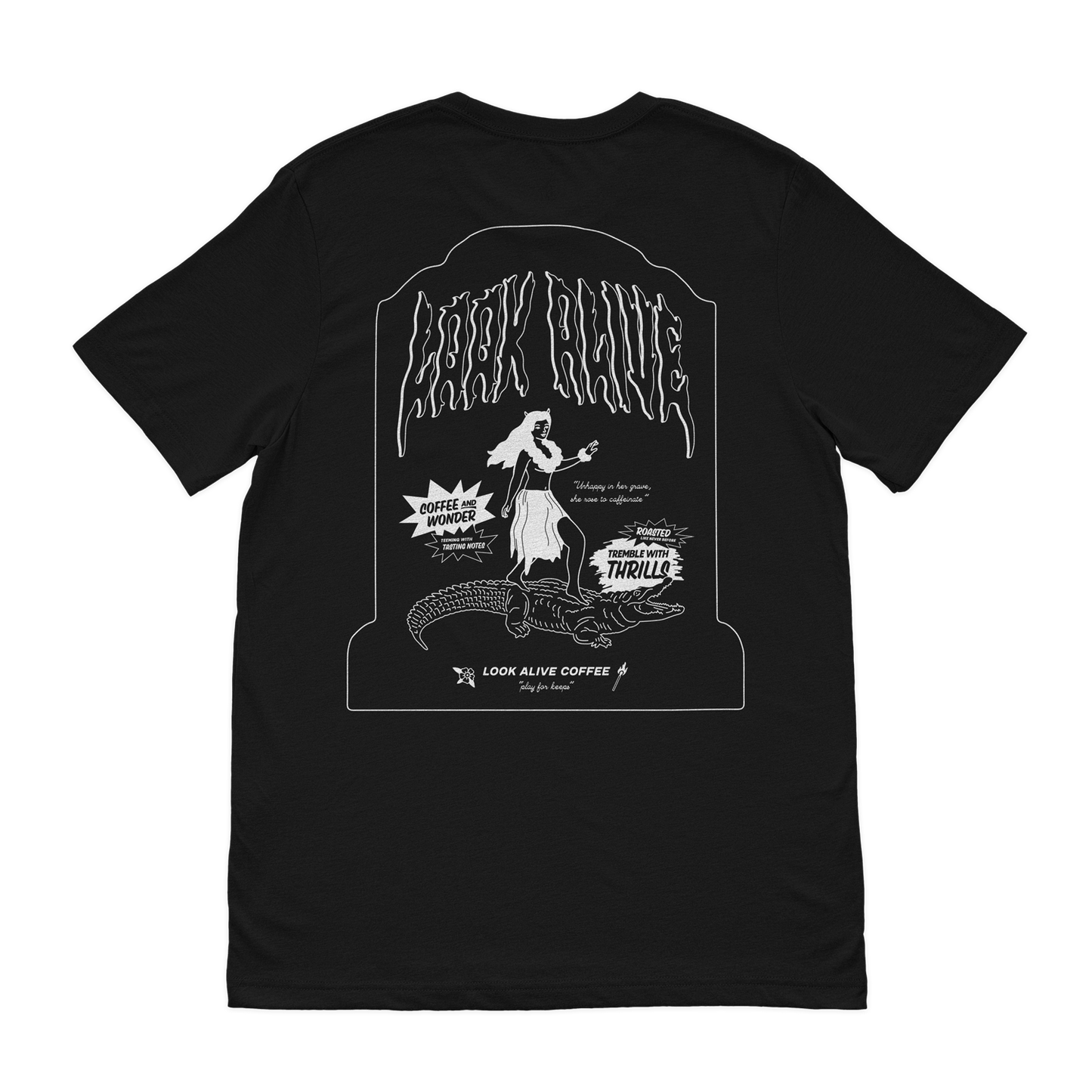 Surf Zombie Tee - LookAliveCoffee - T - Shirt